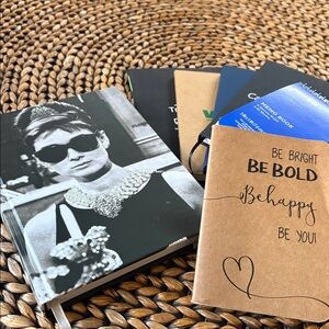 Bundle of 7 Assorted Notebooks/Journals/Memo Books